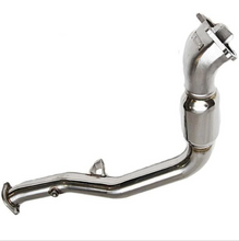 Load image into Gallery viewer, Invidia 02-07 WRX/STi Polished Divorced Waste Gate Downpipe with High Flow Cat