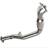 Invidia 02-07 WRX/STi Polished Divorced Waste Gate Downpipe with High Flow Cat