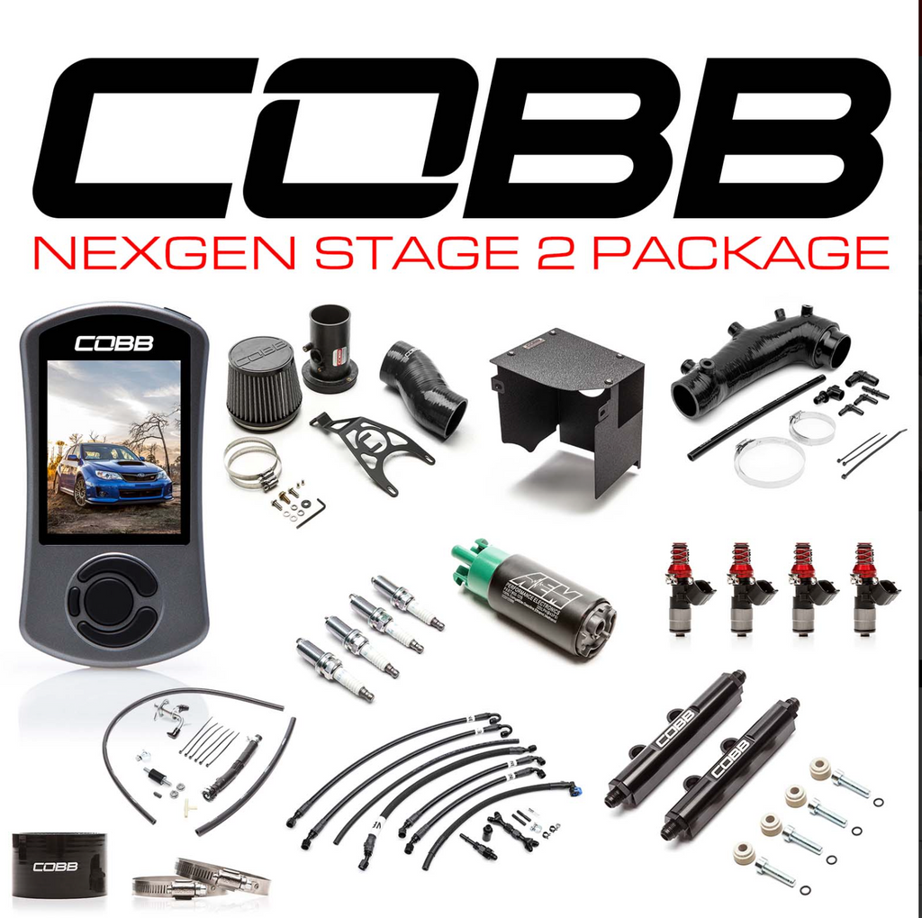 Cobb 08-14 Subaru STI NexGen Stage 2 Power Package - Black