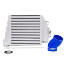 Load image into Gallery viewer, Mishimoto 08-14 Subaru WRX Top-Mount Intercooler Kit - Powder Coated Silver &amp; Blue Hoses