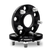 Load image into Gallery viewer, Mishimoto 5X114.3 15MM Wheel Spacers - Black