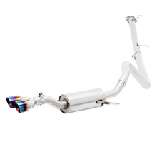 Load image into Gallery viewer, Mishimoto 14-16 Ford Fiesta ST 1.6L 2.5in Stainless Steel Cat-Back Exhaust w/ Burnt Ti Tips