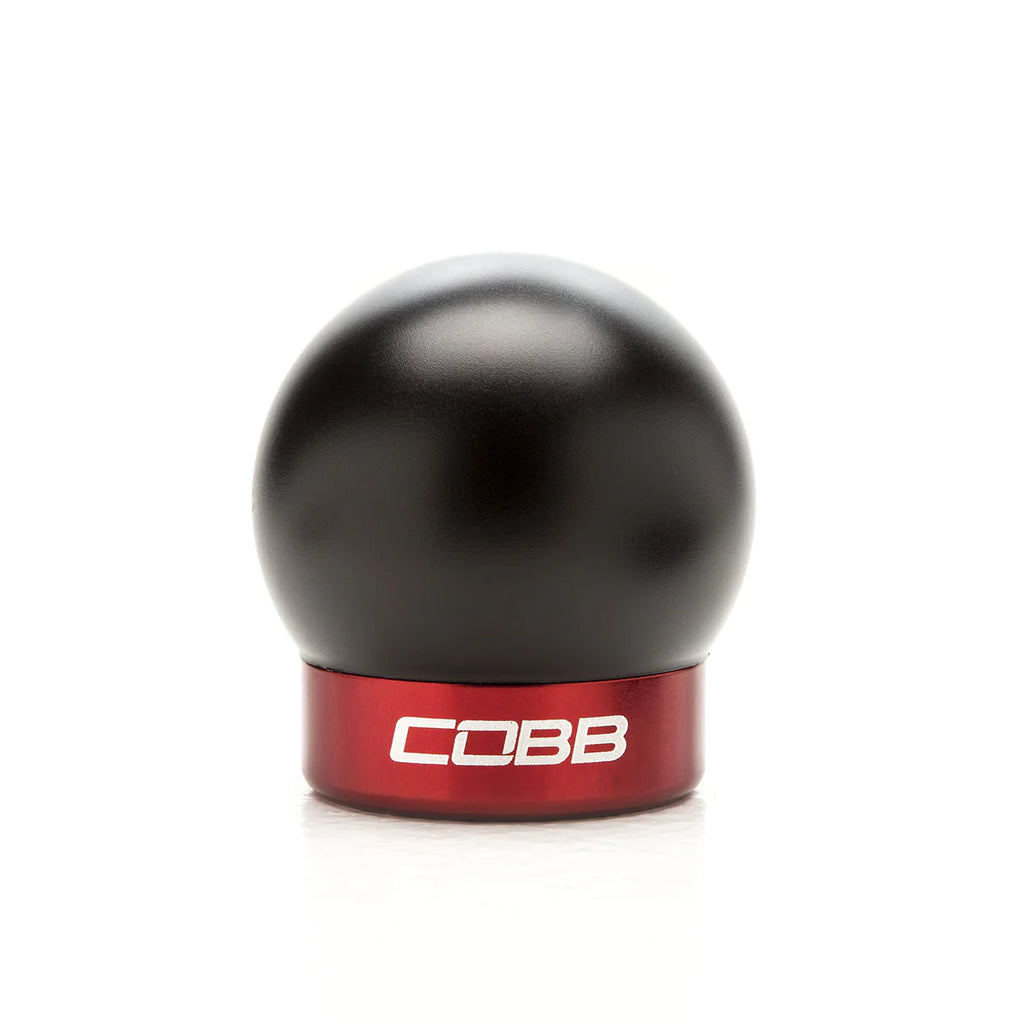 Cobb Ford Mustang Shift Knob Black with Red Base