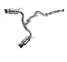 Load image into Gallery viewer, Invidia 08-11 STi Hatch / 11 WRX Hatch Dual N1 Single Layer Titanium Tipped Cat-back Exhaust