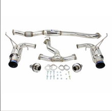 Load image into Gallery viewer, Invidia 08+ Subaru WRX/STI 4dr N1 Twin Outlet Single Layer Tip Titanium Cat-Back Exhaust