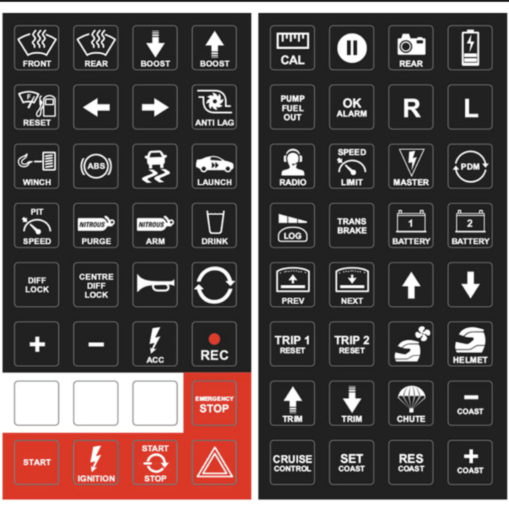 MoTeC 5 Button Rotary Keypad