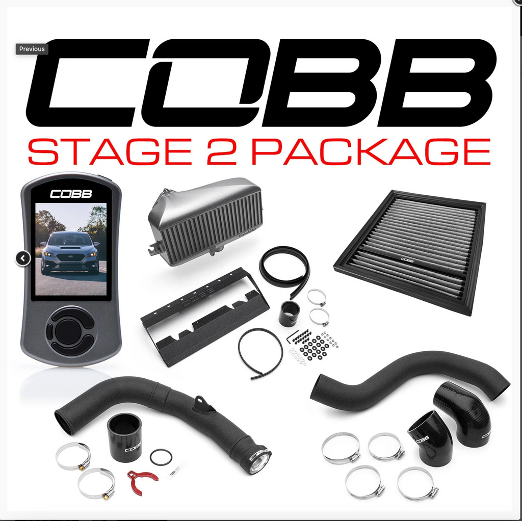 Cobb 22-23 Subaru WRX Stage 2 Power Package - Silver