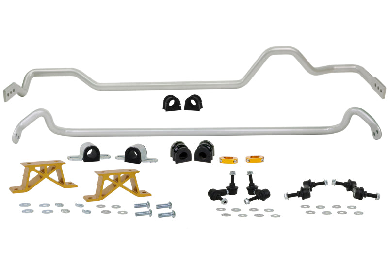 Whiteline 04-05 Subaru Impreza STI Front & Rear Sway Bar Kit 24mm w/Mounts