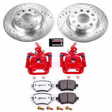 Load image into Gallery viewer, Power Stop 15-18 Volkswagen Golf Rear Z26 Street Warrior Brake Kit w/Calipers