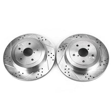 Load image into Gallery viewer, Power Stop 05-07 Subaru Impreza Rear Evolution Drilled &amp; Slotted Rotors - Pair