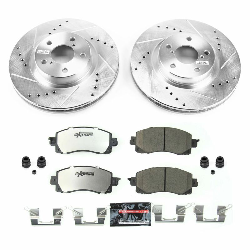 Power Stop 17-19 Subaru Impreza Front Z26 Street Warrior Brake Kit