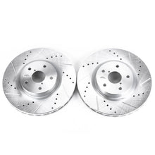 Load image into Gallery viewer, Power Stop 05-14 Subaru Impreza Front Evolution Drilled &amp; Slotted Rotors - Pair