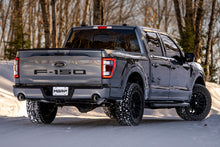 Load image into Gallery viewer, MBRP 22-23 Ford F150 T304 5in OD Carbon Fiber Tip Dual Rear Exit 3in Cat Back Exhaust