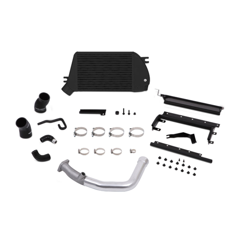 Mishimoto 2015 Subaru WRX Top-Mount Intercooler Kit - Powder Coated Black & Polished Pipes