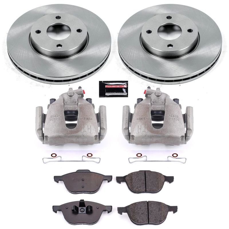 Power Stop 05-07 Ford Focus Front Autospecialty Brake Kit w/Calipers