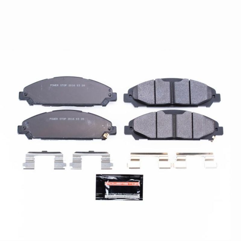 Power Stop 15-19 Ford Mustang Front Track Day Brake Pads